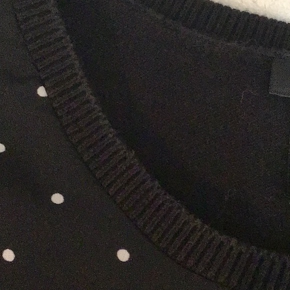 Ann Taylor polka dot sweater size large - Picture 9 of 11